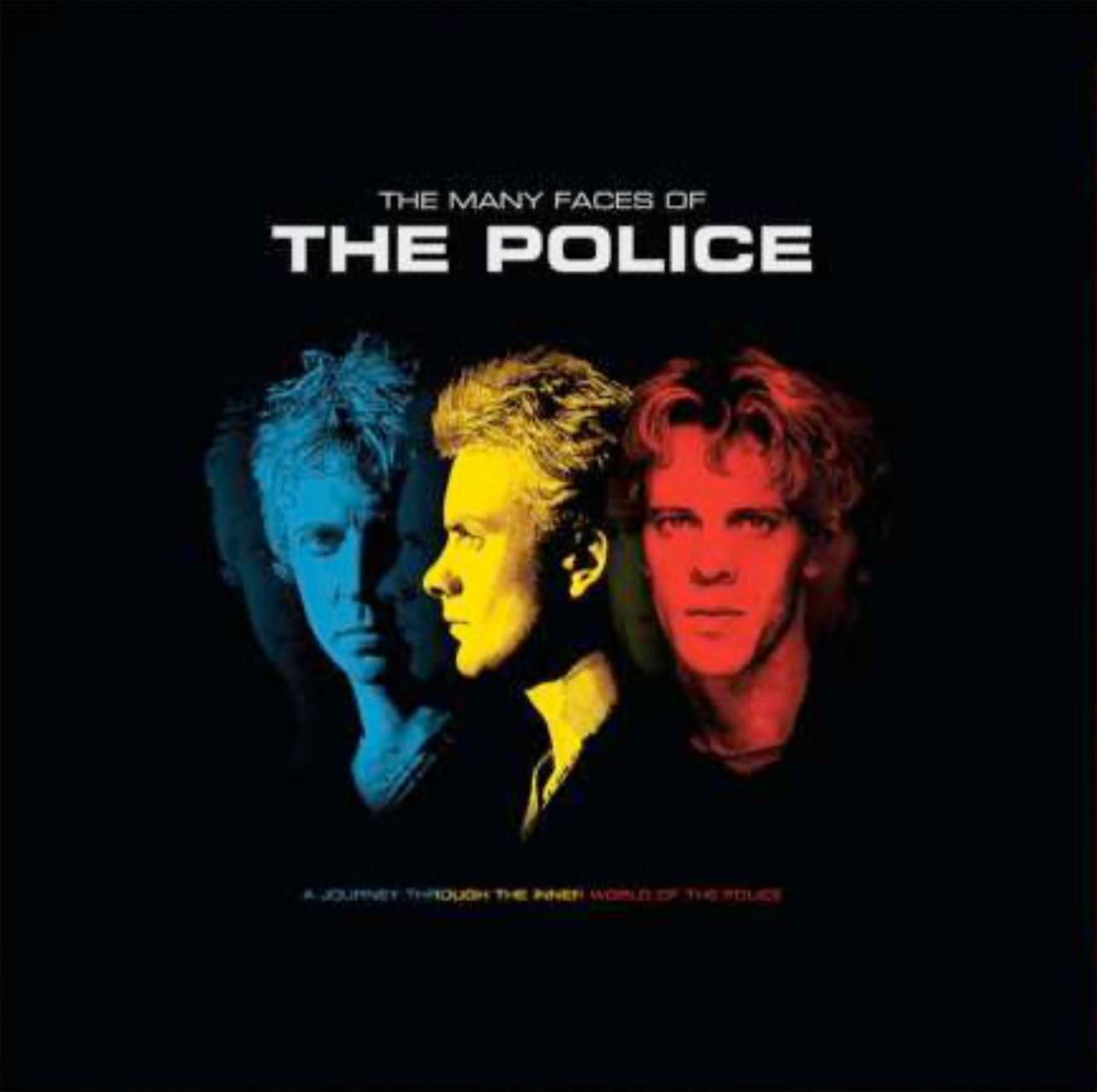 THE MANY FACES OF THE POLICE (TRANSPARENT YELLOW / RED VINYL)