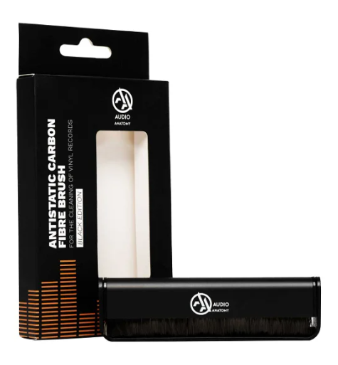 SZÉNSZÁLAS KEFE ALUMÍNIUM - BLACK EDITION - WHITE LOGO