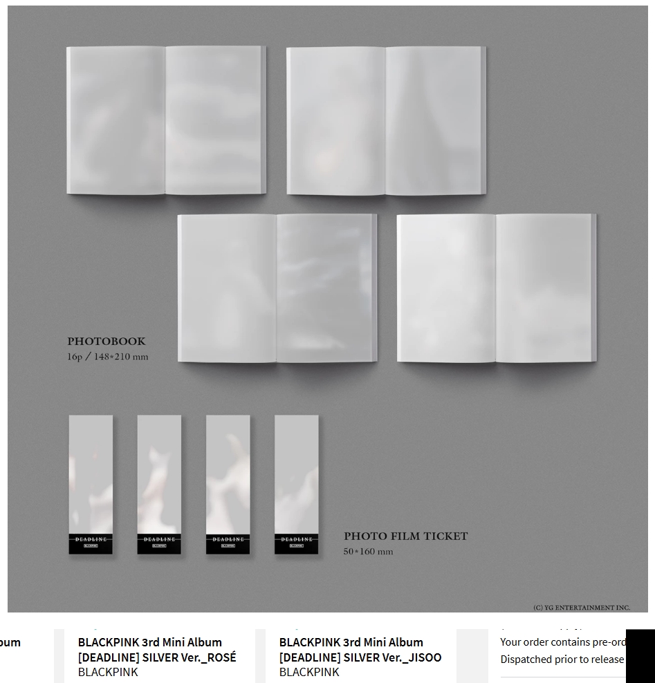 3rd MINI ALBUM [DEADLINE] SILVER Ver._JISOO