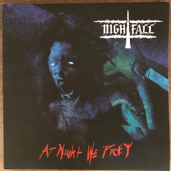 At Night We Prey LP BLUE WHITE