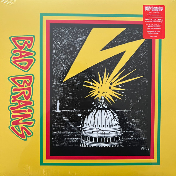 BAD BRAINS -COLOURED--RED VINYL