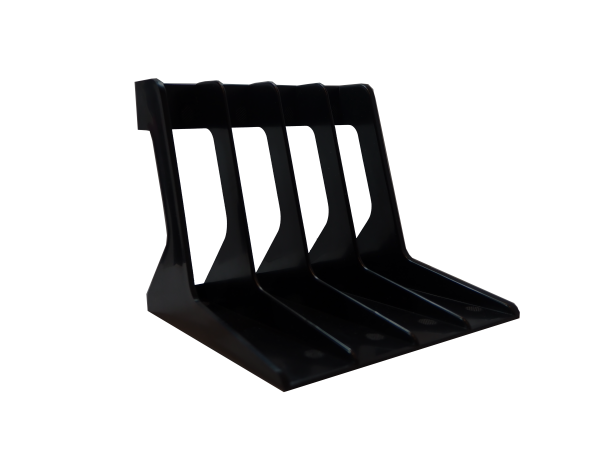 VINYL RACK 40 DB KISLEMEZ TÁROLÁSÁRA - FEKETE