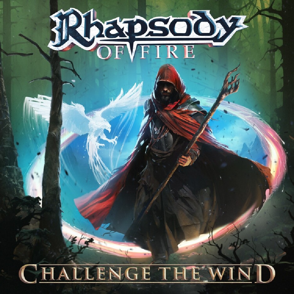 Challenge The Wind LP ORANGE BLACK MARBLED