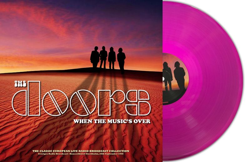 WHEN THE MUSICS OVER - STOCKHOLM 1968 (VIOLET VINYL)