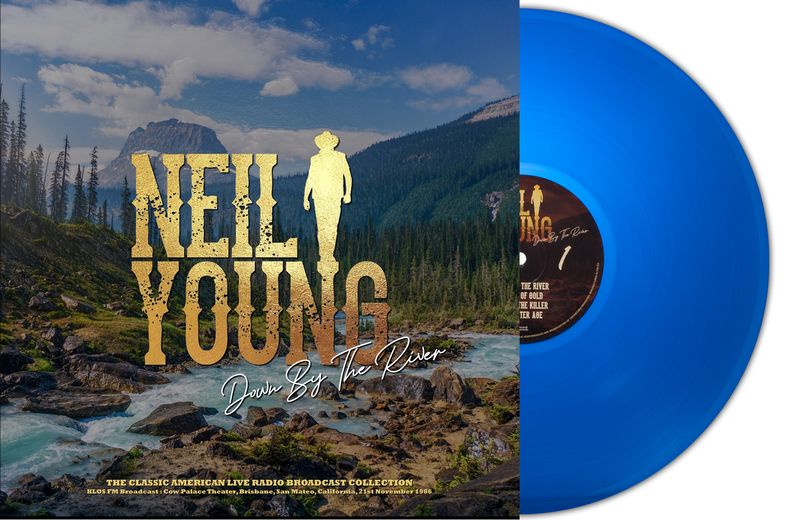 DOWN BY THE RIVER - COW PALACE THEATER 1986 (BLUE VINYL)