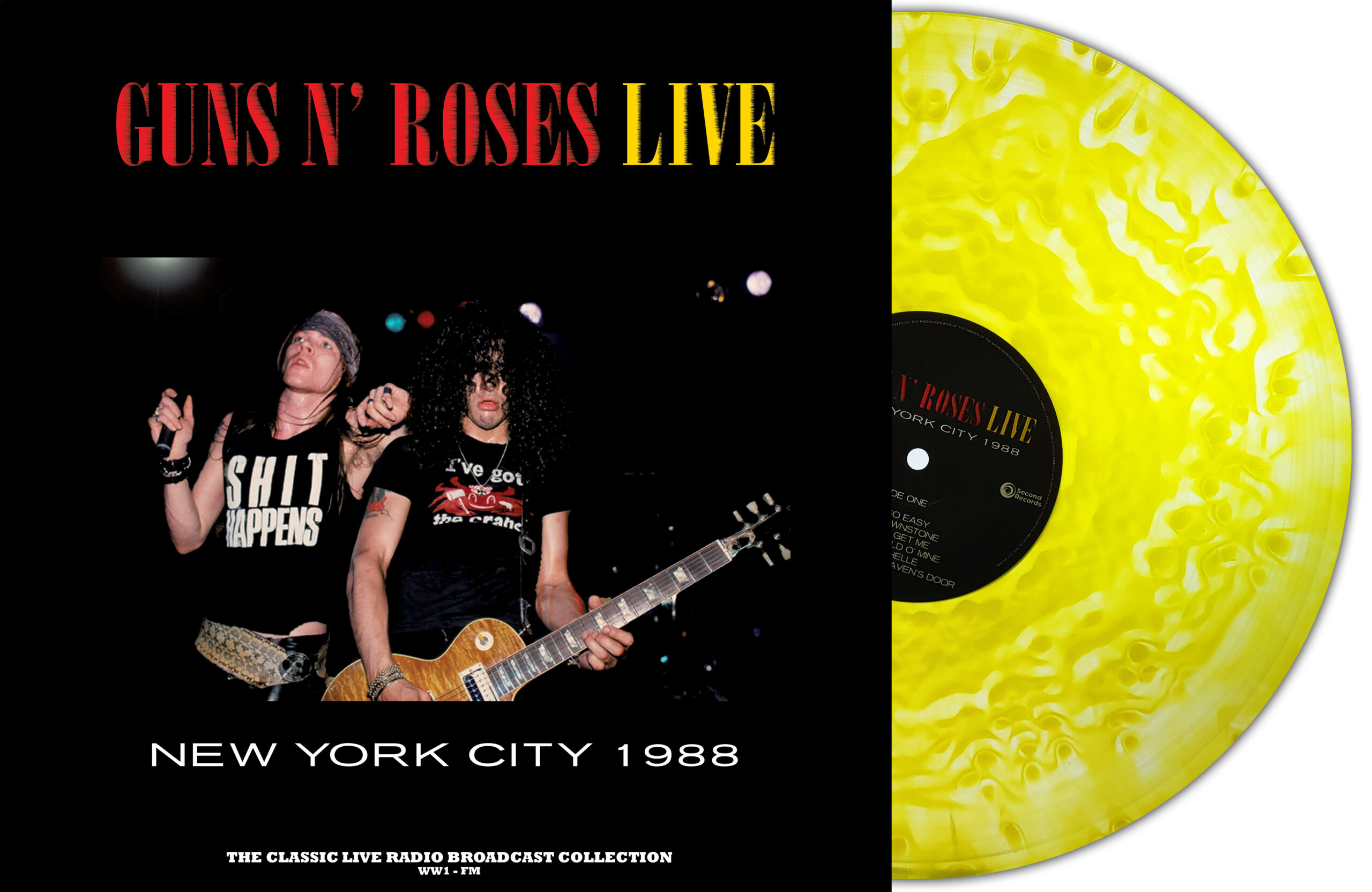 LIVE IN NEW YORK CITY 1988 (YELLOW CLOUDY VINYL)