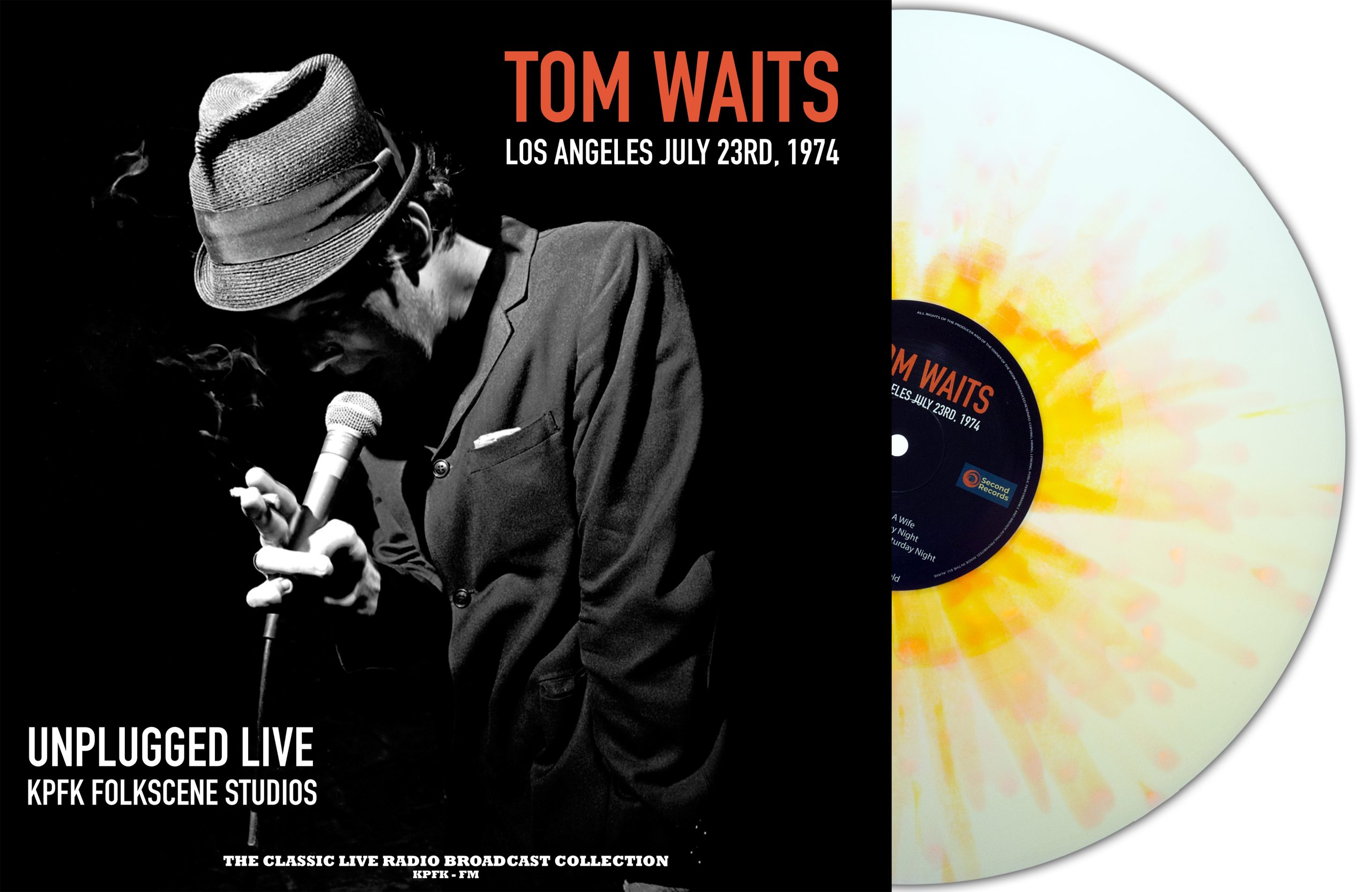 UNPLUGGED LIVE AT FOLKSCENE STUDIOS (WHITE/ORANGE SPLATTER VINYL)