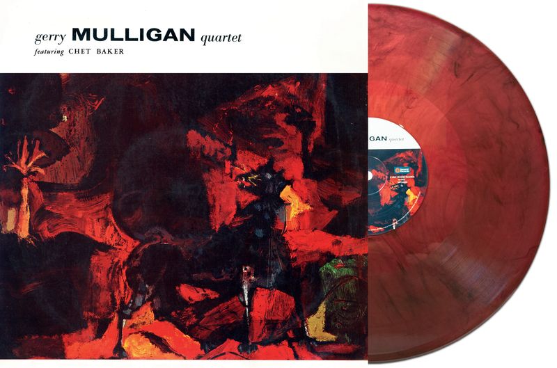 GERRY MULLIGAN QUARTET FEATURING CHET BAKER (RED MARBLE VINYL)