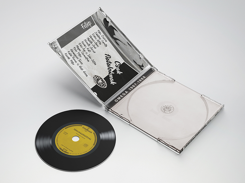 Táncdalfesztivál - A fellépőket kíséri az Omega együttes (CD) 