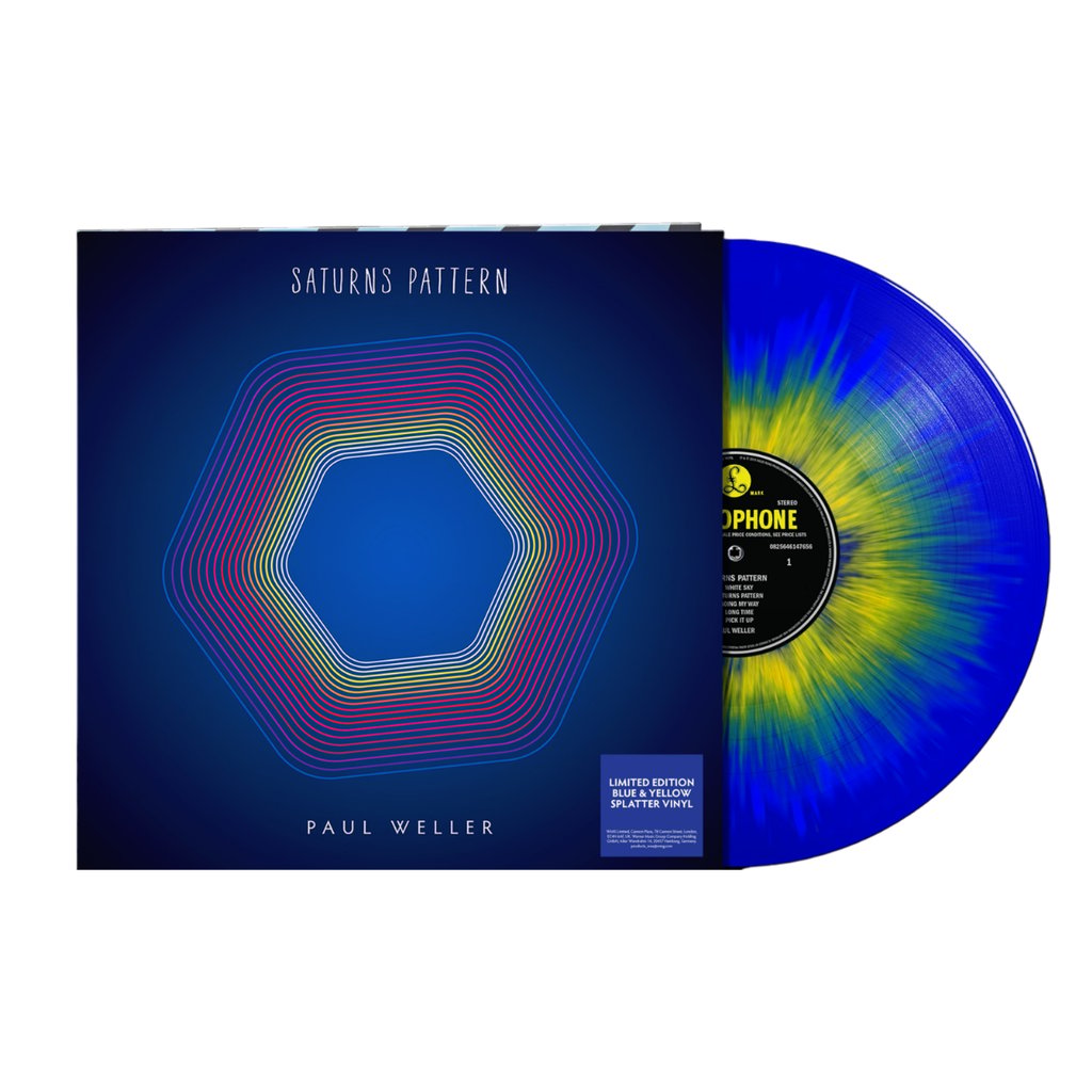 SATURNS PATTERN (140 GR 12" BLUE & YELLOW-LTD.)