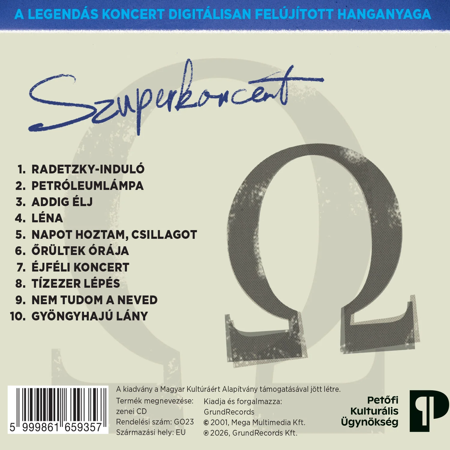 Szuperkoncert [Népstadion, 2001] (CD)