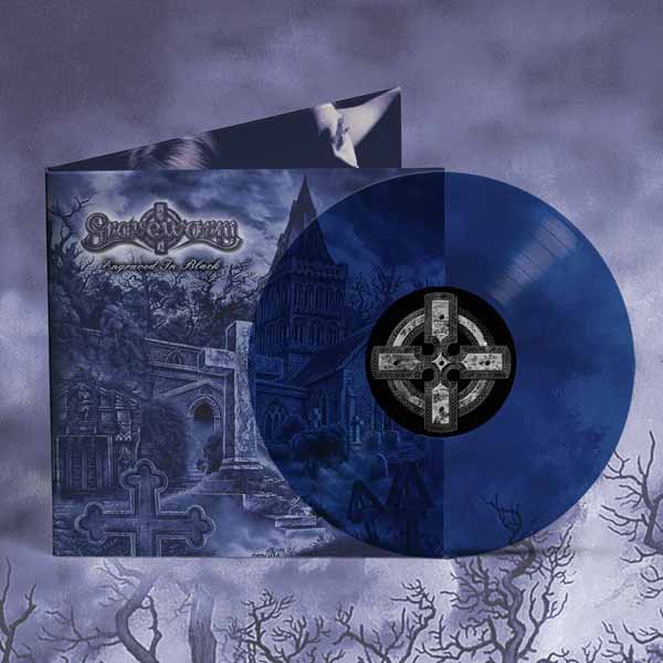 Engraved In Black LP TRANS BLUE