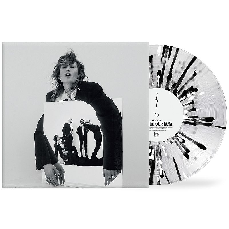 SÖTÉT VILLÁM-Ezüst-fekete splatter vinyl
