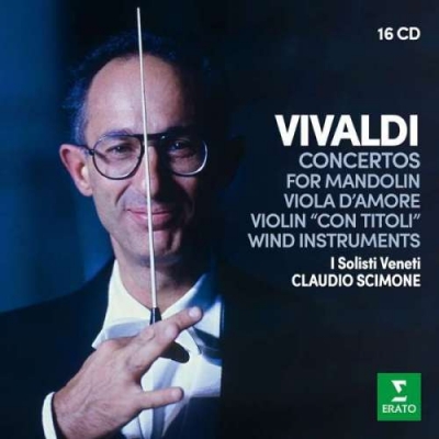 VIVALDI:VERSENYMUVEK HEGEDURE, FUVÓSOKRA (Antonio Vivaldi (1678-1741) Concerti) 16CD