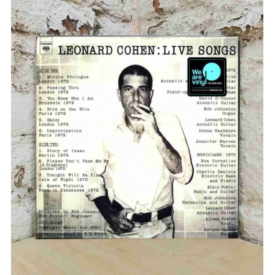 LEONARD COHEN: LIVE SONGS