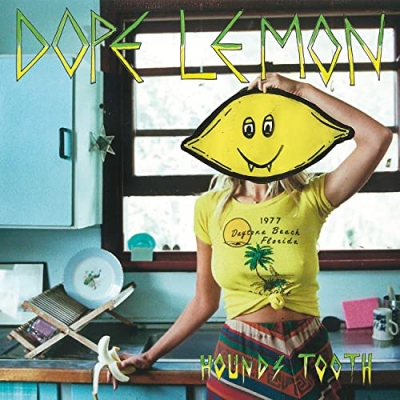 HOUNDS TOOTH -TRANSPARENT LIME-