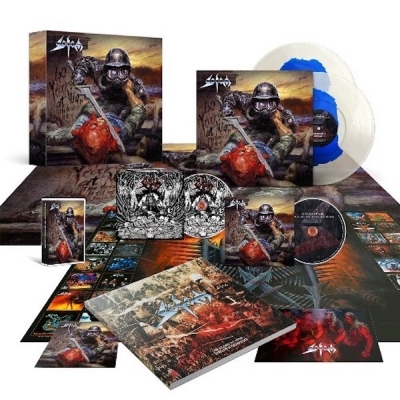 40 YEARS AT WAR - THE GREATEST HELL OF SODOM (VINYL, MC, POSTER, BOOK, BONUS CD, PHOTO CARD)