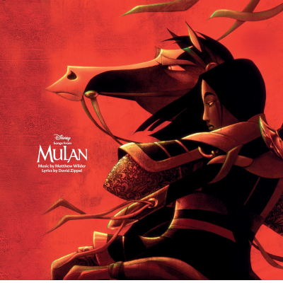 Songs from Mulan (Transparent Red With Black Inner Ring)