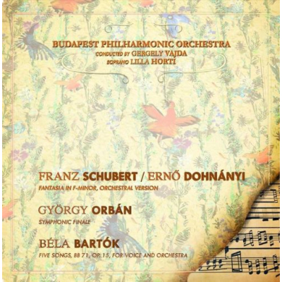 Schubert/Dohnányi, Orbán, Bartók művei