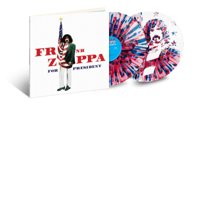 Frank Zappa For President - Red, White and Blue Vinyl
