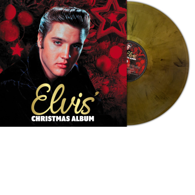 ELVIS&#039; CHRISTMAS ALBUM (GOLD MARBLE VINYL)