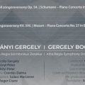 Schuman, Mozart zongoraversenyek